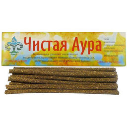 Натуральные благовония Чистая Аура, 18 палочек
