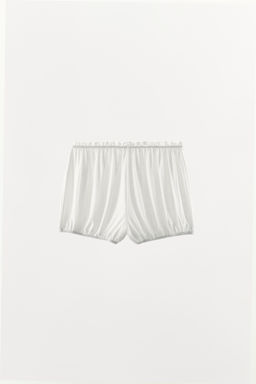 SHORTS GLOBO POINTELLE / Blanco - Zara фото 6