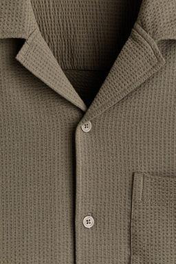 Camisa resort gofrada Relaxed Fit - H&m фото 9
