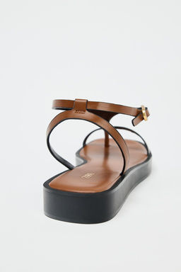 STRAPPY PLATFORM SANDALS - Zara фото 6