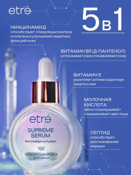 ETRE Сыворотка д/лица ночная Supreme Serum 30 мл