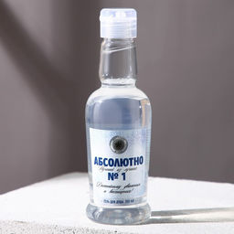 Гель для душа водка Абсолютно лучший, 250 мл, аромат свежести, Чистое счастье