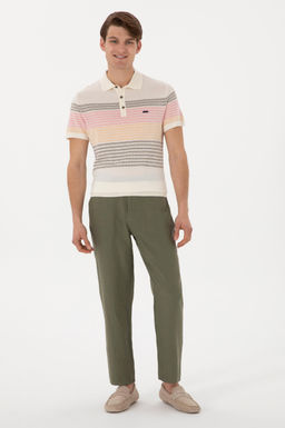 Erkek Slim Fit Polo Yaka Vizon Ti__rt - U.s. polo assn фото 4