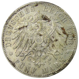 5 марок 1903 года A Германия (Пруссия)