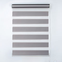 Штора рулонная День-ночь, 90180 см (с учётом креплений 3,5 см), цвет серый - Simaland фото 2