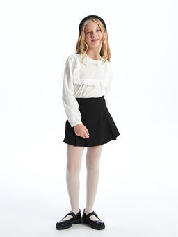 Beli Lastikli K?z ?ocuk ?ort Etek