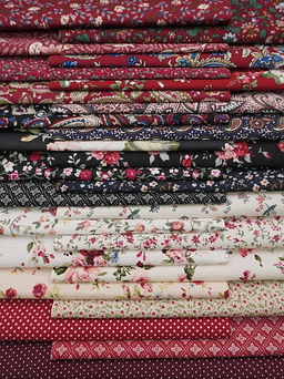 Набор тканей для рукоделия Импортный хлопок: Кармина, 20*20 см, 25 шт - Купава фото 6