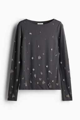 Top con cuentas - H&m фото 5