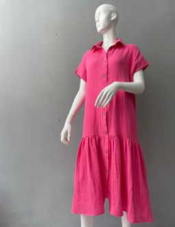 МУСЛИН Платье на пуговицах - Knitka wear фото 4