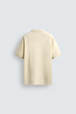 WASHED PIQU_ TEXTURE POLO SHIRT - Zara фото 8