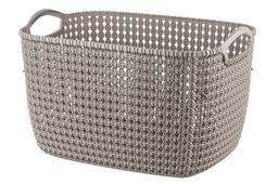 Корзинка 19 л 38*27*23,5 см Паола латте (модель 466)