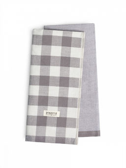 Набор кухонных полотенец 2шт 40x60 серый хлопок