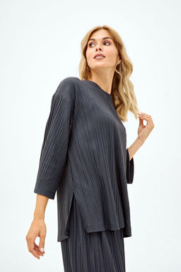 Блуза NIKVA н389 графит  фото 2