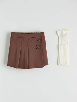 K?z ?ocuk ?ort Etek ve K?lotlu ?orap