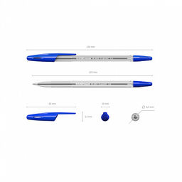 Цена за 24 шт. Набор из 4 ручек шариковых ErichKrause R-301 Stick Classic 1.0, цвет чернил: синий, черный, красный, зеленый (в пакете)