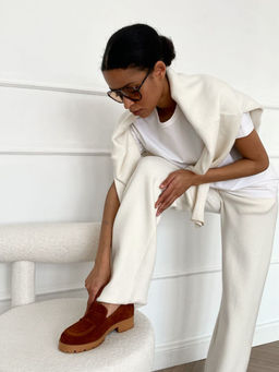 57102104053, Лоферы женские, ARGO Натуральная замша фото 4