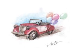 ФРЕЯ RPSA-0006 Акварельные зарисовки. Авто и самолёт Скетч для раскраш. акварельными карандашами 29.7 х 21 см 2 л