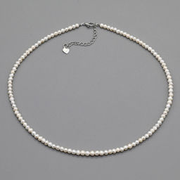 Чокер из жемчуга шарик 4мм, 39см Радуга камня  фото 2