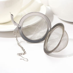 Ситечко для чая Доляна «Классика», d=5 см, нержавеющая сталь, серебристое