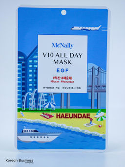 MCNALLY - МАСКА ТКАНЕВАЯ ДЛЯ ЛИЦА С EGF V10 ALL DAY MASK EGF, 25 ML  фото 2