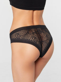 Цена за 2 штуки! Трусы слипы женские черные кружевные - Mark formelle фото 5