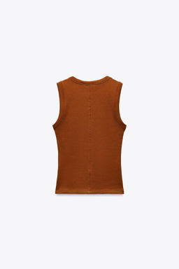 RIBBED TOP - Zara фото 26