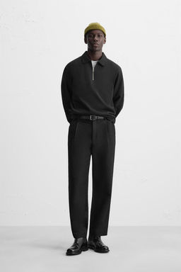 INTERLOCK ZIP POLO SHIRT - Zara фото 17