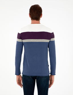 _ndigo Slim Fit Bisiklet Yaka Triko Kazak