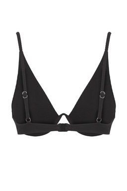 TRENDYOLMILLA Siyah Dokulu Balkonet Bikini Ustu TBESS25BU00067  фото 6