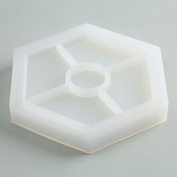 Подставка из гипса. Набор для создания поддона с красками «Шестиугольник»