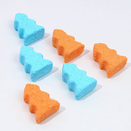 Бомбочки для ванны «Уютного Нового Года», 6×30 г, аромат мандарин, Чистое счастье