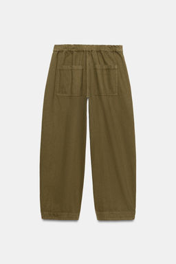 PANTAL?N BARREL ZW COLLECTION / Khaki