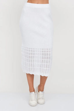 ЗЛАТА Юбка И 019/белый