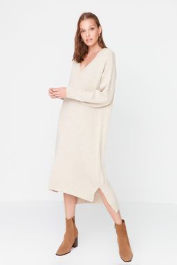 Tas Maxi Triko Genis Kal?p Elbise TWOAW23EL00642