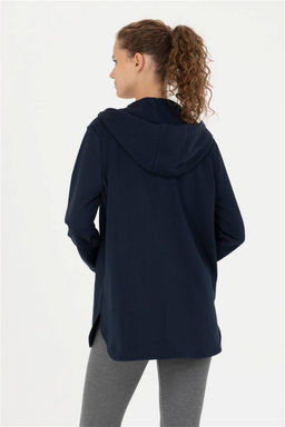 Женская темно-синяя толстовка с капюшоном Неожиданная скидка в корзине - U.s. polo assn фото 5