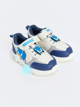 Sonic Bask?l? I??kl? Erkek ?ocuk Spor Ayakkab?