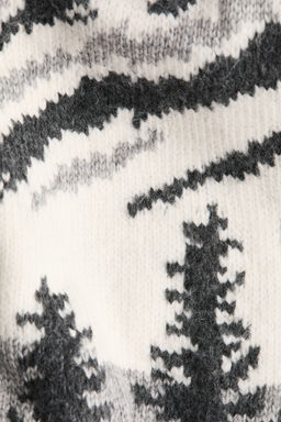 Jersey de cuello alto en punto jacquard - H&m фото 3