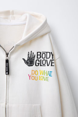 ZARA X BODY GLOVE ® ZIP-UP HOODIE  фото 3