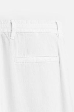 PAMUKLU KETEN PANTOLON - Zara фото 13