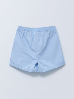 Beli Lastikli Basic Poplin K?z ?ocuk ?ort - Waikiki фото 2