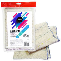 Тряпка х/б для пола 50*50см МОДЕРН Антелла, арт. 72121 ВЫВОД