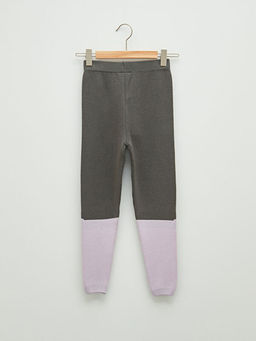 Beli Lastikli Desenli K?z ?ocuk Triko Tayt - Waikiki фото 2