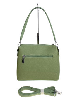 Женская сумка из искусственной кожи, цвет зеленый - Greta фото 2