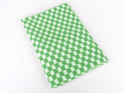 Одеяло байковое ОБ-200/1 100*140 "Клетка" цв. салатовый (Шуя)