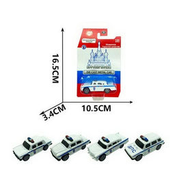 Модель 1:64 "Полиция" 4 вида в ассорт. (FY02-02F/DT) в блистере 16,5*10,5*3,4см