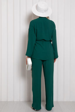 Костюм брючный Сингапур (зеленый) К11-89 - Николь фото 8