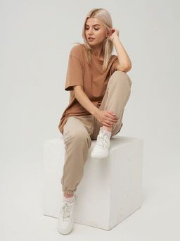 Брюки женские BY222-30011/3. ТФ104 латте