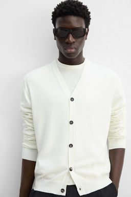 COTTON - WOOL CARDIGAN - Zara фото 13
