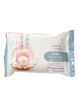MEDIBEAU Косметическое пилинг-мыло для лица и тела с экстрактом жемчуга / Pearl Peeling Soap, 150 г
