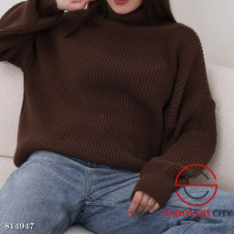 Свитер женский с высоким горлом